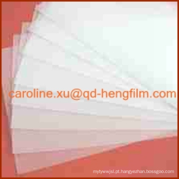 High Glass Glossy Garment Accessories Colar Insert Rigid PVC Film